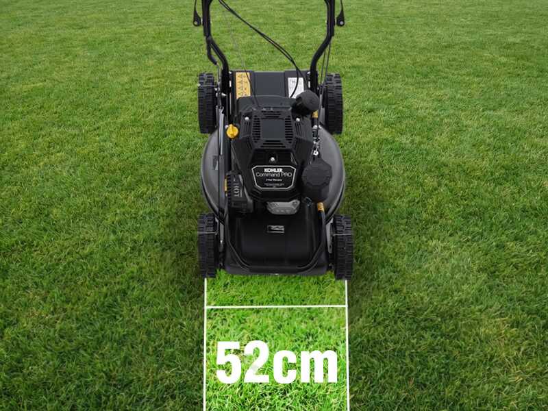 Marina Systems GRINDER Pro Max 4x4 52 - Tondeuse &agrave; gazon thermique tract&eacute;e - Moteur Kohler CV224