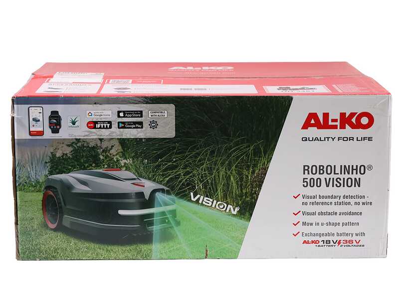 AL-KO Robolinho 500 VISION Easy - Robot tondeuse - Sans installation