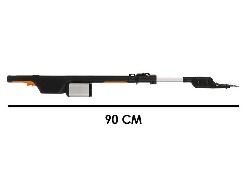 Fiskars eLopper Bypass - &Eacute;chenilloir &agrave; batterie - 90/140 cm - 24V - 2x 12V 4Ah - Diam&egrave;tre de coupe 32 mm