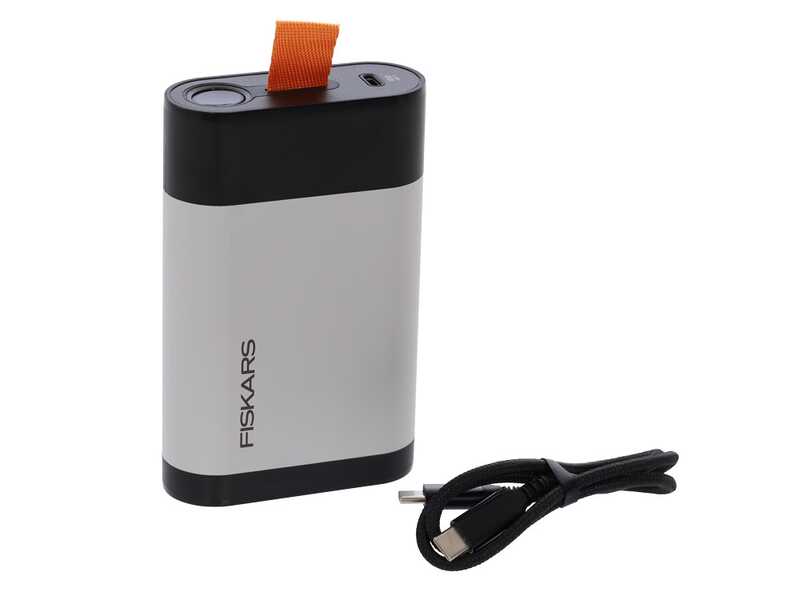Fiskars eLopper Bypass - &Eacute;chenilloir &agrave; batterie - 90/140 cm - 24 V - SANS BATTERIE NI CHARGEUR