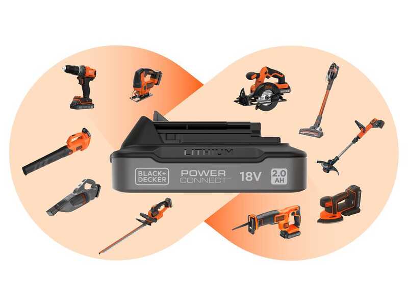 Black &amp; Decker BCST918D1-QW - Coupe-bordure &agrave; batterie 18V 2Ah + une batterie 18V 2Ah offerte