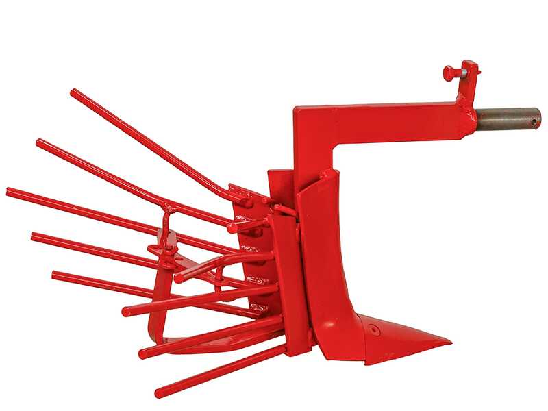 Butteur AS1-5 avec ailes arracheuses de pommes de terre et attelage r&eacute;glable &agrave; deux boulons avec barre porte-outils &ndash; pour motoculteurs de 6 &agrave; 10 CV