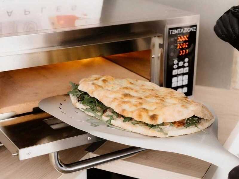 Pizza Party Tentazione MAX GT3 - Four &eacute;lectrique &agrave; pizza - Sole en biscotto r&eacute;fractaire de 3 cm - 2800 W