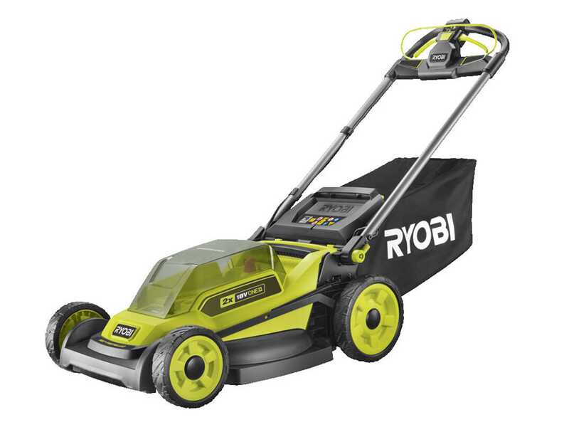 Ryobi RY18LMXSP51A-0 - Tondeuse &agrave; gazon &agrave; batterie 2x18V/5Ah - Largeur de coupe 51 cm