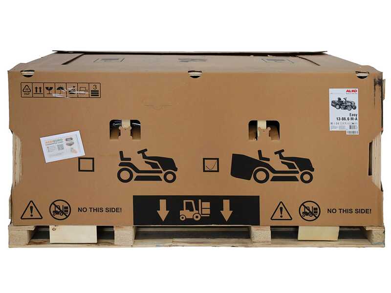 AL-KO Comfort 14-86.6 HD-A - Tracteur tondeuse - Transmission hydrostatique - Bac de ramassage