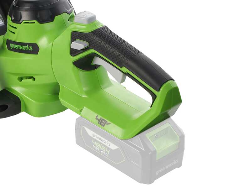 Greenworks G48HT - Taille-haie &eacute;lectrique &agrave; batterie - Lame de 51 cm - SANS BATTERIE NI CHARGEUR