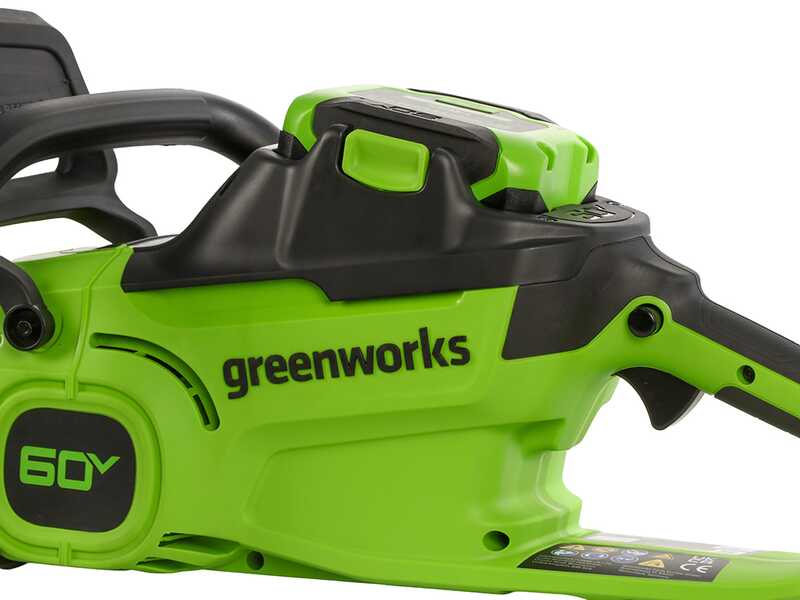 Greenworks CS40O6 - Tron&ccedil;onneuse &agrave; batterie 60 V - Guide de 40 cm - SANS BATTERIE NI CHARGEUR