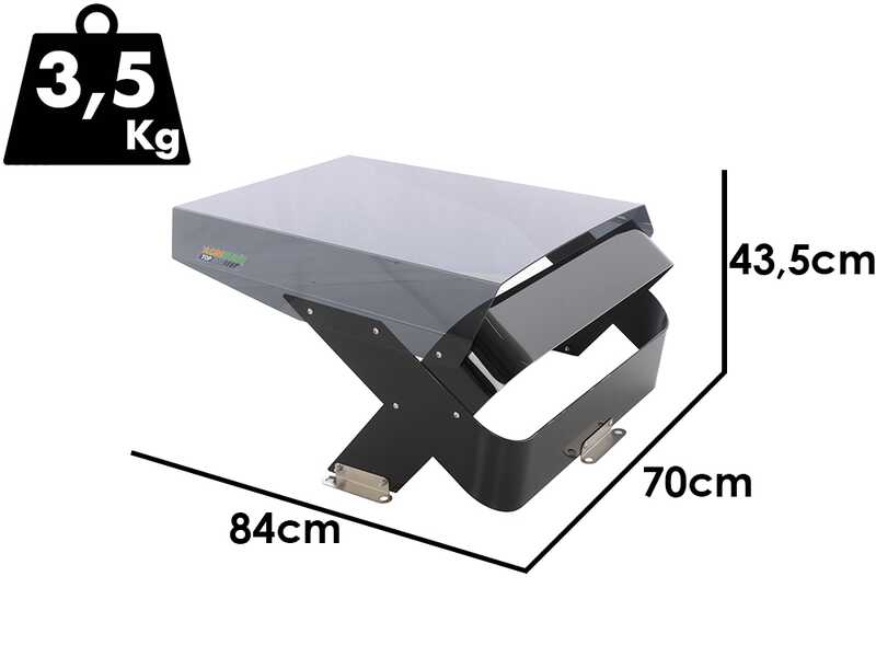 Abri universel Mobius L pour robot tondeuse - 84 x 70 x 43,5 cm
