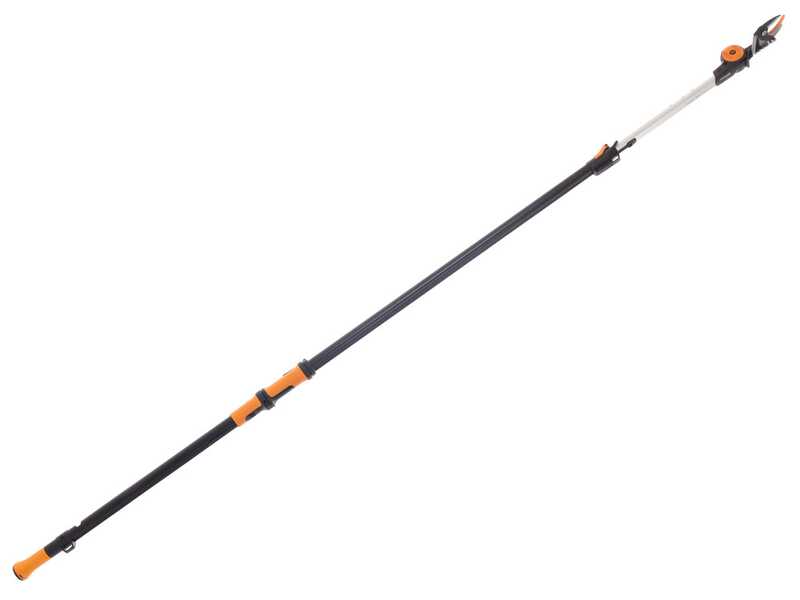 Fiskars UPX96 - Coupe-branches t&eacute;lescopique professionnel - 240/400 cm - 2 positions de coupe