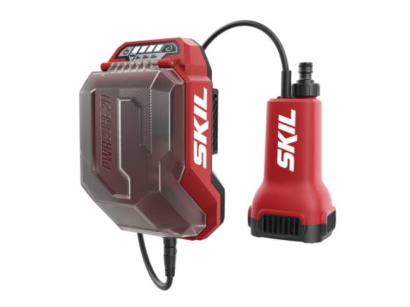 Skil 0781 CA - Pompe submersible pour eaux claires - 20 V - SANS BATTERIE NI CHARGEUR
