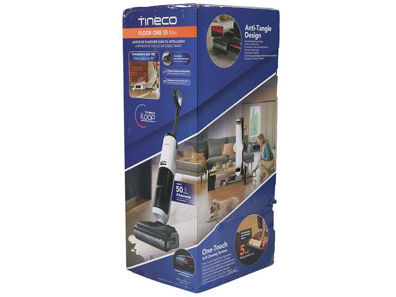 Tineco Floor One S5 max - Autolaveuse &agrave; batterie - 3 en 1 : lave, s&egrave;che et aspire