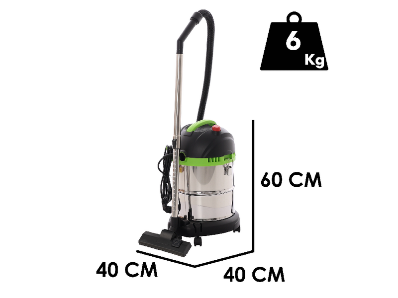 Ribimex Aspirix 20M - Aspirateur eau et poussi&egrave;res - Cuve 20 L - 1400 W