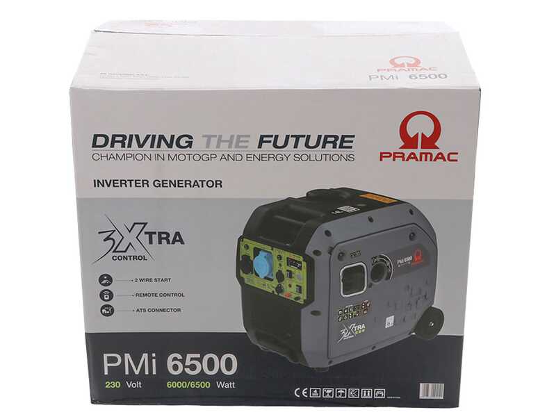 Pramac PMi 6500 - Groupe &eacute;lectrog&egrave;ne - 6,5 kW - Courant continu 6 kW monophas&eacute; - Bo&icirc;tier ATS inclus