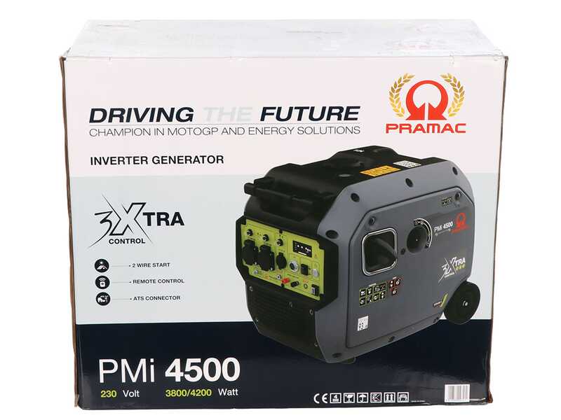 Pramac PMi 4500 - Groupe &eacute;lectrog&egrave;ne - 4,2 kW - Courant continu 3,8 kW monophas&eacute; - Bo&icirc;tier ATS inclus