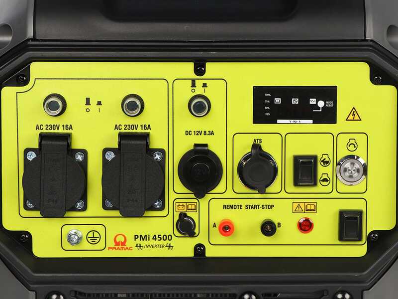 Pramac PMi 4500 - Groupe &eacute;lectrog&egrave;ne - 4,2 kW - Courant continu 3,8 kW monophas&eacute; - Bo&icirc;tier ATS inclus