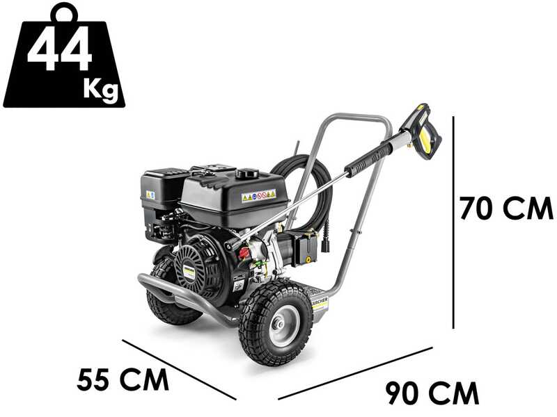 OUTLET - PETITS D&Eacute;FAUTS ESTH&Eacute;TIQUES - Nettoyeur haute pression thermique Karcher Pro HD 6/15 G Classic - Moteur Loncin G200FA - &agrave; essence