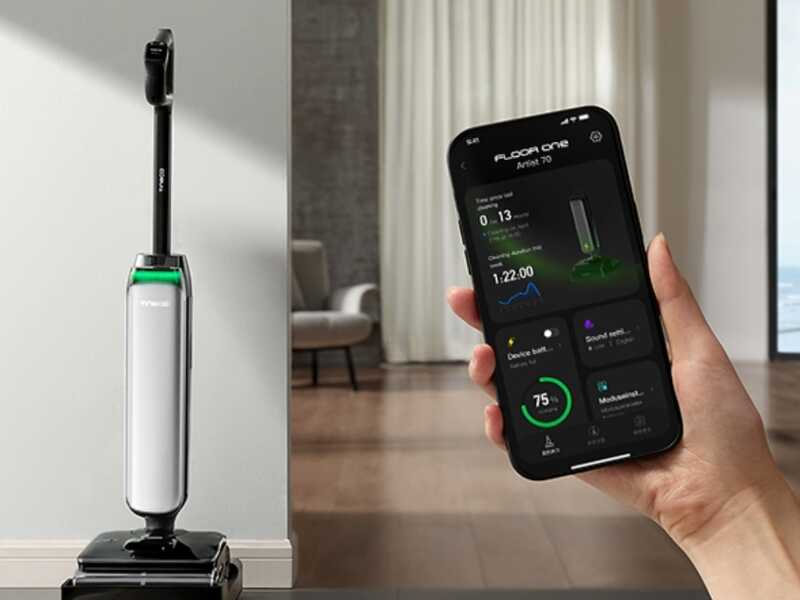 Tineco Floor One S9 Artist Steam Pro - Autolaveuse vapeur 3-en-1 : lave, aspire et nettoie &agrave; la vapeur