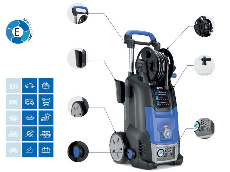 Annovi &amp; Reverberi Blue Clean 5 Series 5.9 - Nettoyeur haute pression - 180 bars - 570 L/h