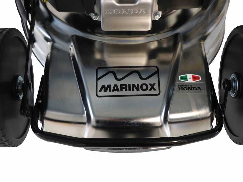 Marina Systems MX 55 SH 3V - Tondeuse &agrave; gazon thermique tract&eacute;e - Moteur Honda GCVx 200 - Acier INOX