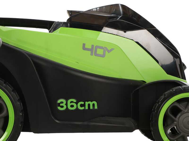Greenworks LM3604 - Tondeuse &agrave; gazon sans fil 40 V - SANS BATTERIES NI CHARGEUR