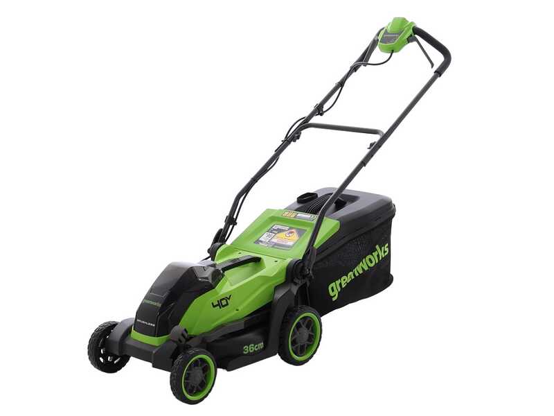 Greenworks LM3604 - Tondeuse &agrave; gazon sans fil 40 V - SANS BATTERIES NI CHARGEUR