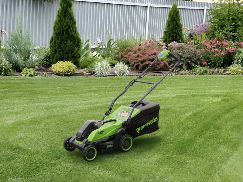 Greenworks LM3604 - Tondeuse &agrave; gazon sans fil 40 V - SANS BATTERIES NI CHARGEUR