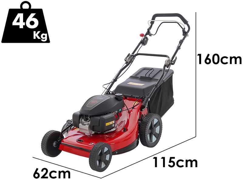 Marina Systems AGRI 57 SH 3V ZHW - Tondeuse &agrave; gazon thermique tract&eacute;e - Moteur Honda GCVx 200
