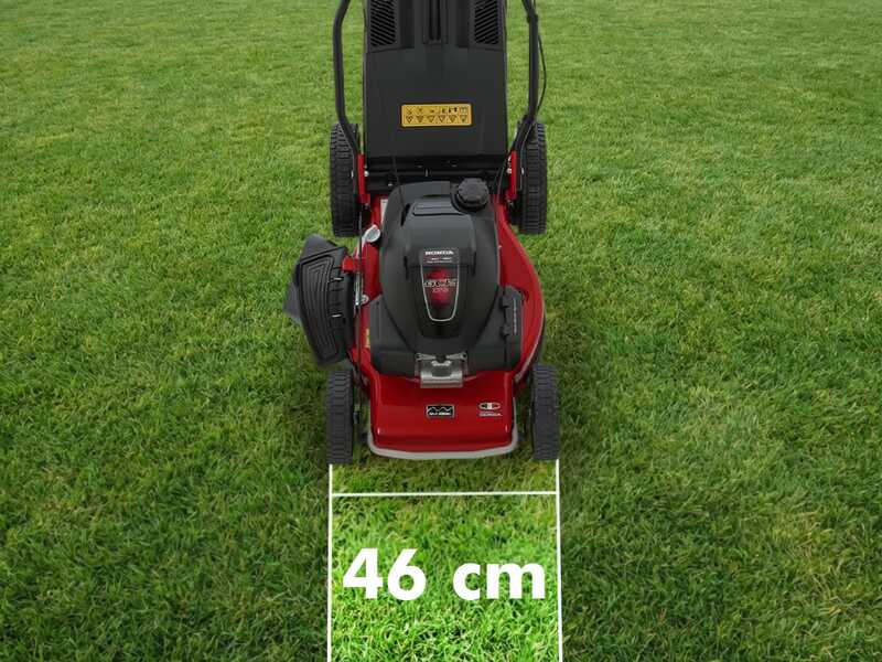Marina Systems AGRI 46 SH ZHW - Tondeuse &agrave; gazon thermique tract&eacute;e - Moteur Honda GCVx 170