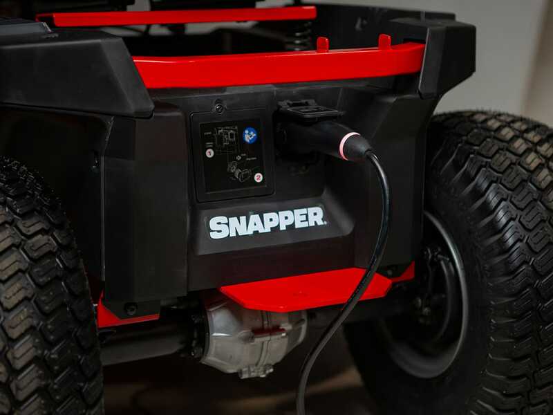 Snapper ERX96 - Tondeuse autoport&eacute;e &agrave; batterie 72 V/28 Ah - &Eacute;jection lat&eacute;rale et mulching