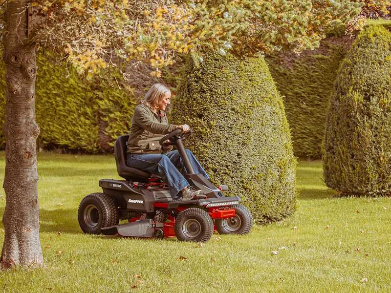 Snapper ERX96 - Tondeuse autoport&eacute;e &agrave; batterie 72 V/28 Ah - &Eacute;jection lat&eacute;rale et mulching