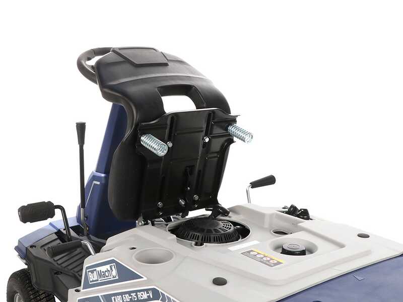 BullMach ICARO 610-75 RSM-V - Tondeuse autoport&eacute;e mini rider - Moteur de 224 cm&sup3;
