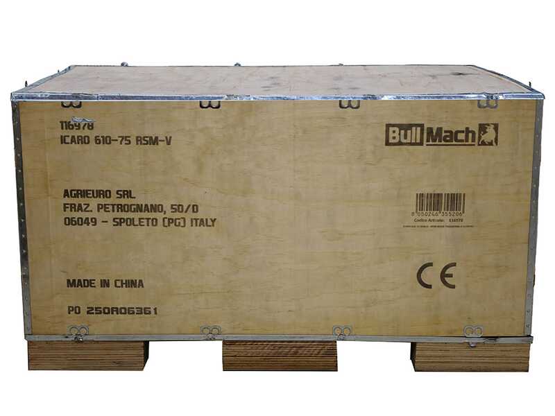 BullMach ICARO 610-75 RSM-V - Tondeuse autoport&eacute;e mini rider - Moteur de 224 cm&sup3;