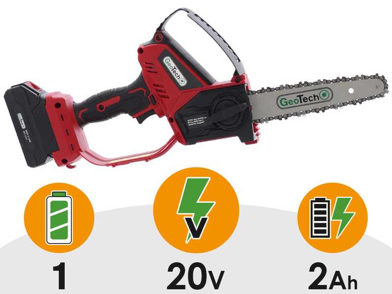 GeoTech X-Line PS-20V - &Eacute;lagueuse sur batterie - 20 V 2 Ah