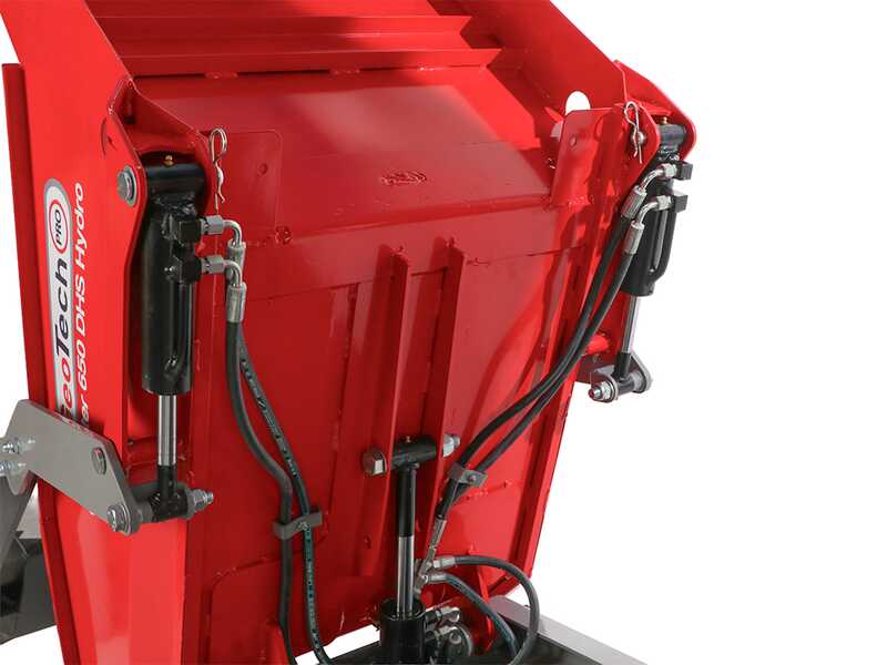 GeoTech-Pro GeoPorter 650 DHS Hydro - Brouette motoris&eacute;e &agrave; chenilles avec benne dumper 650 kg et pelle