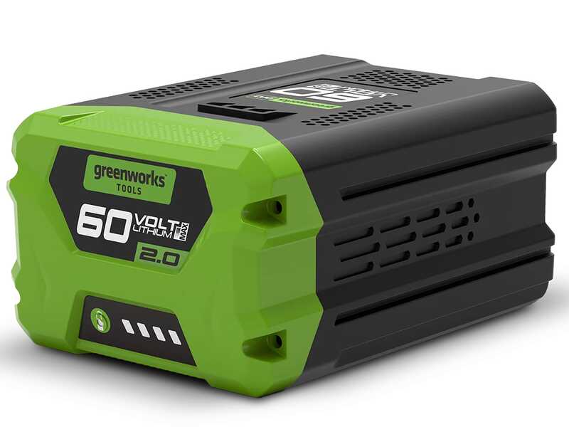Greenworks GD60LM46SP - Tondeuse &agrave; gazon autotract&eacute;e &agrave; batterie 60V 2Ah - Largeur de coupe 46 cm