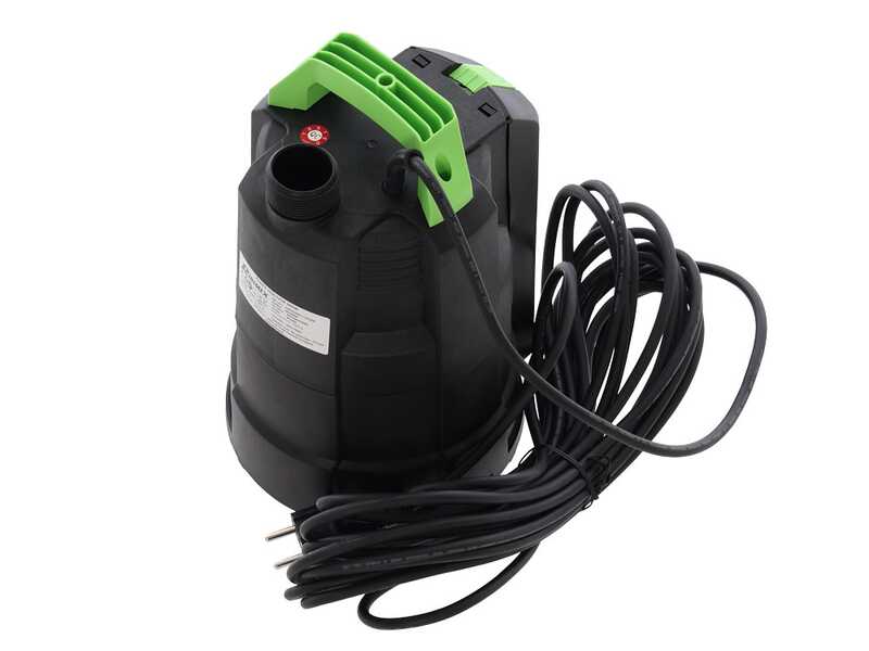 Ribimex PRPVC365A - Pompe &eacute;lectrique submersible pour eaux claires - 350 W - Raccords 25/32 mm