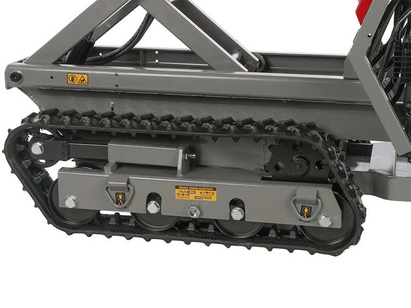 GeoTech-Pro GeoPorter 580 DHSL Hydro - Brouette motoris&eacute;e avec benne &eacute;l&eacute;vatrice &agrave; pantographe - Transmission hydrostatique