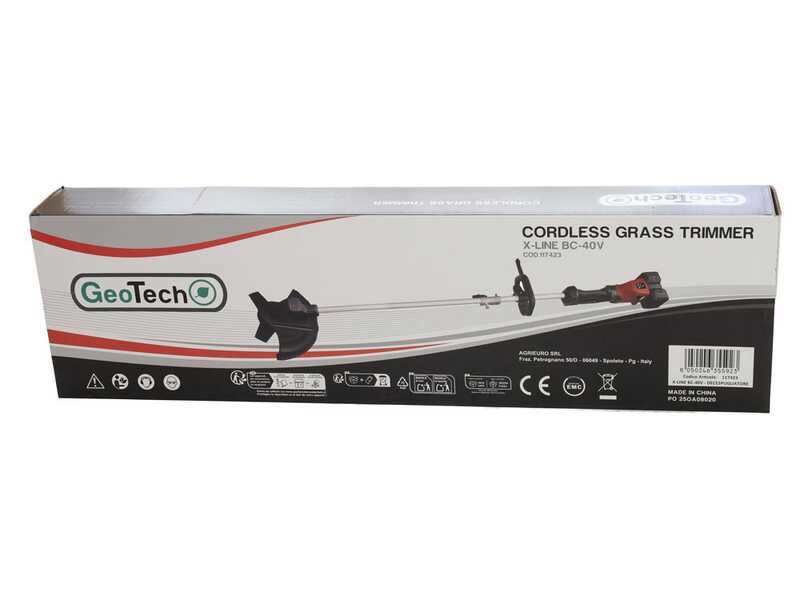GeoTech X-Line BC-40V - D&eacute;broussailleuse &agrave; batterie - 40 V - SANS BATTERIE NI CHARGEUR