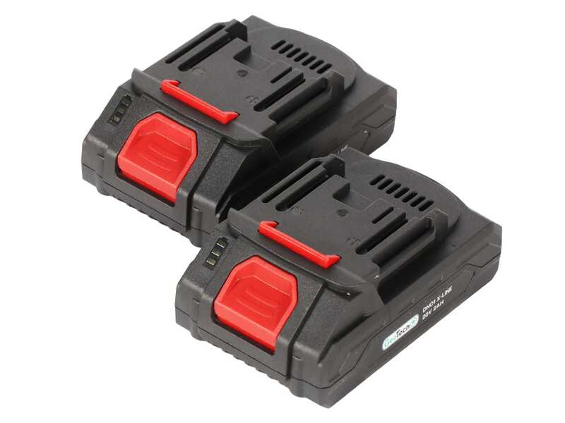 GeoTech X-Line BC-40V - D&eacute;broussailleuse &agrave; batterie - 40 V - 2x 20V 2Ah
