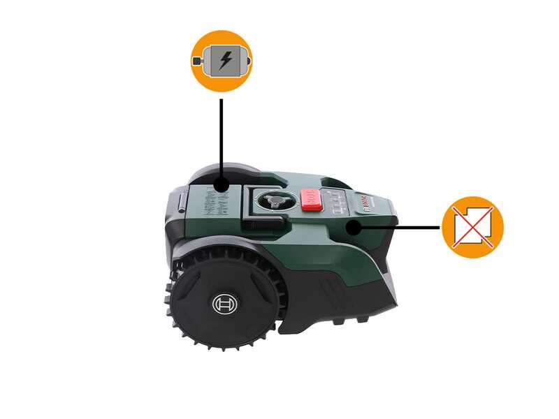Bosch VISIMOW18V-200 - Robot tondeuse - Sans installation - SANS BATTERIE NI CHARGEUR