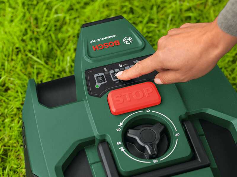 Bosch VISIMOW18V-200 - Robot tondeuse - Sans installation - SANS BATTERIE NI CHARGEUR