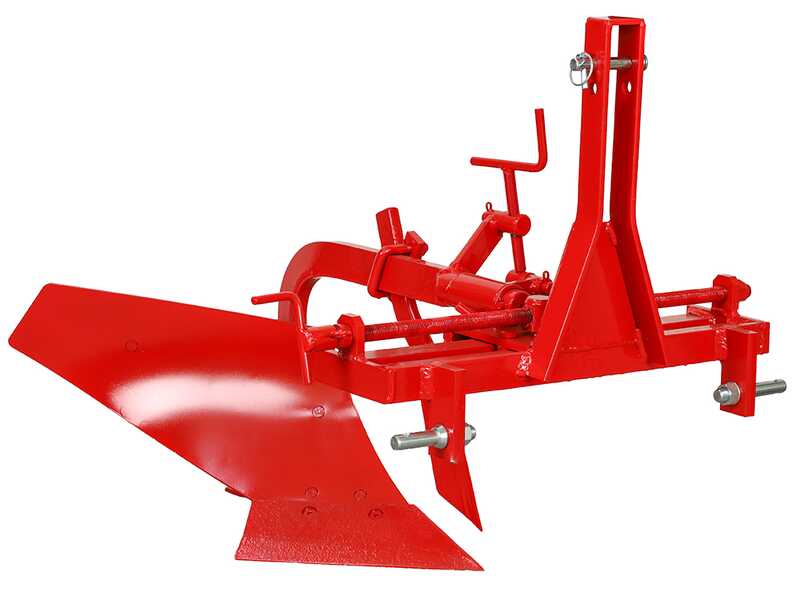 MD-02B - Charrue monosoc - R&eacute;glage lat&eacute;ral manuel par vis - Pour tracteurs avec attelage &agrave; trois points