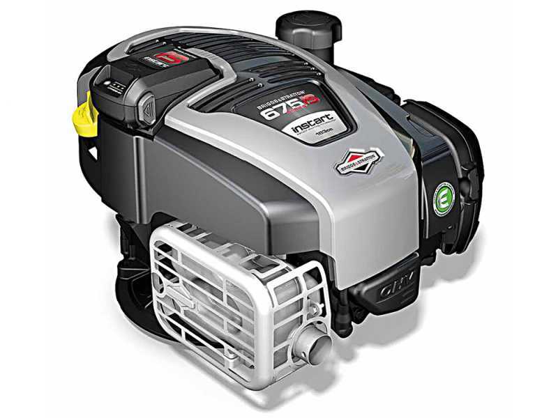 Tondeuse d&eacute;broussailleuse thermique Eurosystems P55 &agrave; d&eacute;marrage &eacute;lectrique &agrave; batterie