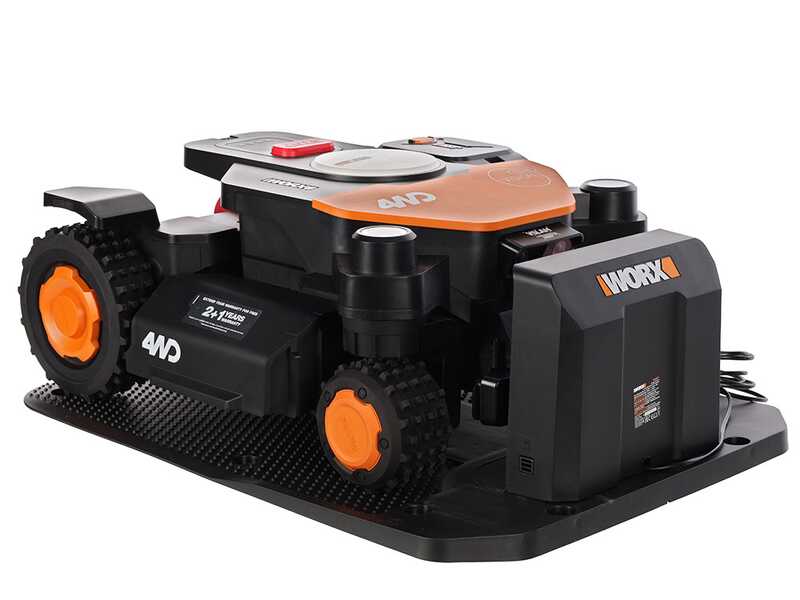 Worx Landroid Vision Cloud WR340E - Robot tondeuse 4 WD - Sans installation