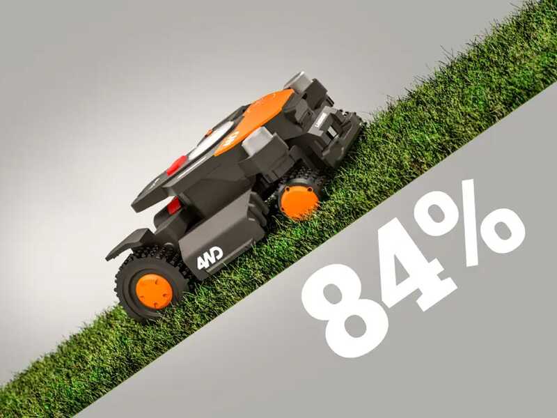 Worx Landroid Vision Cloud WR340E - Robot tondeuse 4 WD - Sans installation