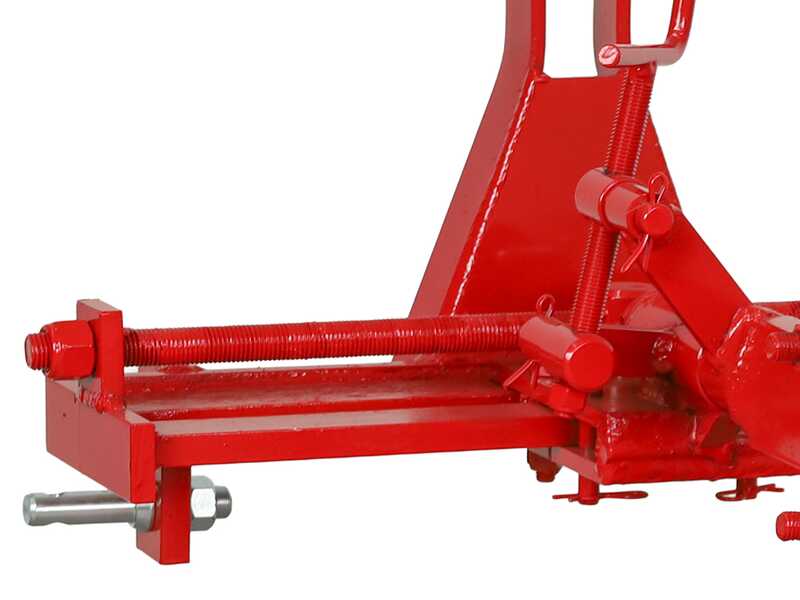 2D-03S - Charrue bisoc &agrave; dent - R&eacute;glage lat&eacute;ral manuel par vis - Pour tracteurs avec attelage &agrave; trois points