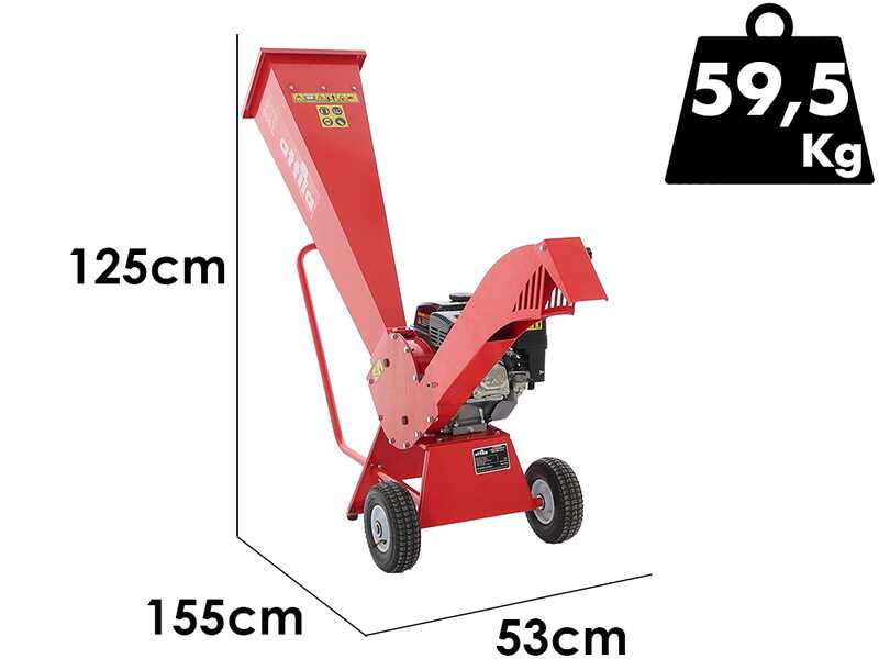 Attila ATS 600 L - Broyeur de branches thermique - Moteur Loncin G220F