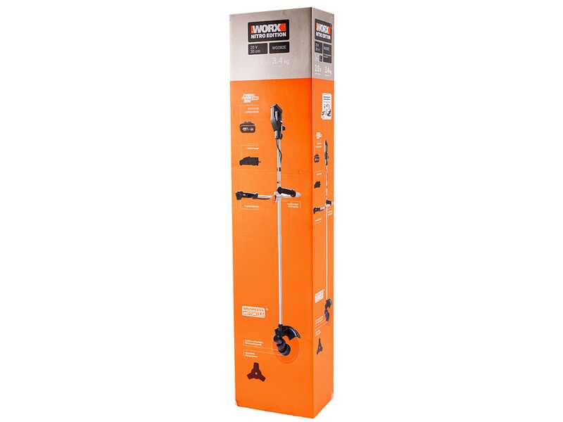 Worx Nitro WG082E - D&eacute;broussailleuse &agrave; batterie - 20 V - 4 Ah