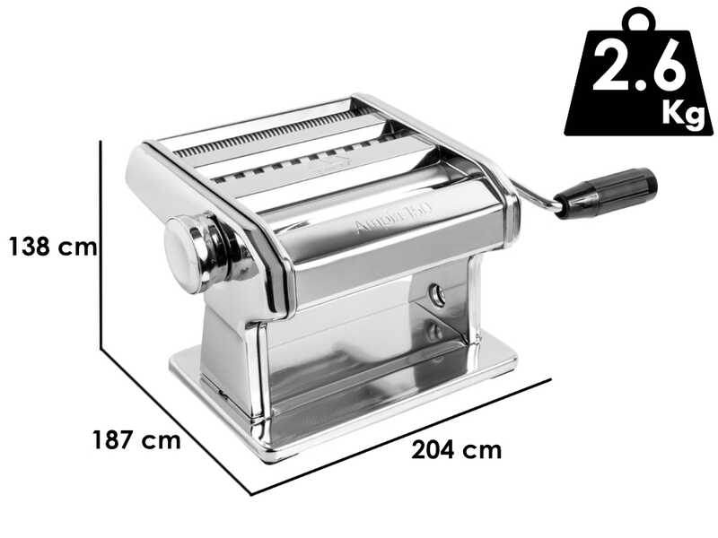 Marcato Ampia 150 - Machine &agrave; p&acirc;tes manuelle en acier inox
