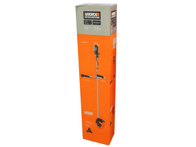 Worx Nitro WG082E - D&eacute;broussailleuse sans fil - 20 V - SANS BATTERIE NI CHARGEUR